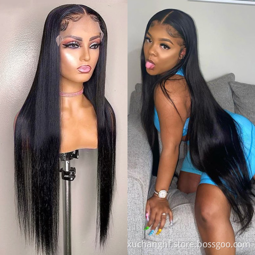 Wholesale Raw Indian Virgin Hair 13x6 HD Lace Frontal Wig Women Full Swiss Lace Front Closure Human Hair Wig Kinky Curly
